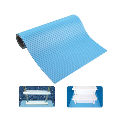 Swimline tapete frontal mostrando diseño y protección inmediata del liner