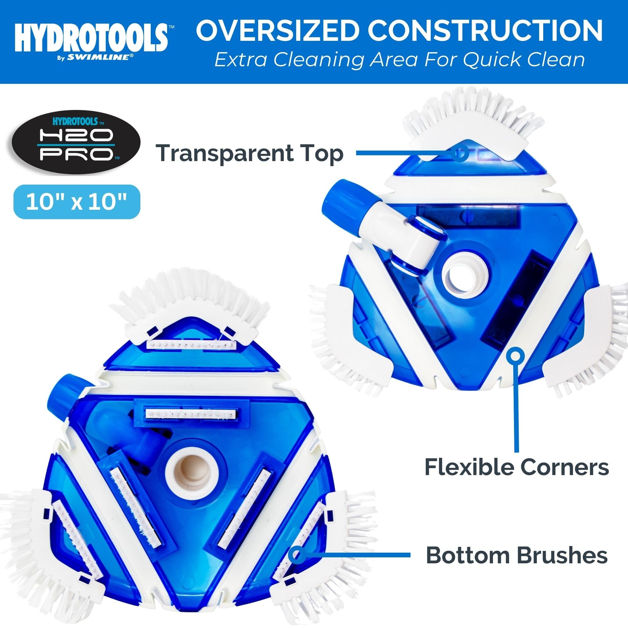 SWIMLINE conector universal para mangueras 1-1/4 y 1-1/2 que facilita la compatibilidad