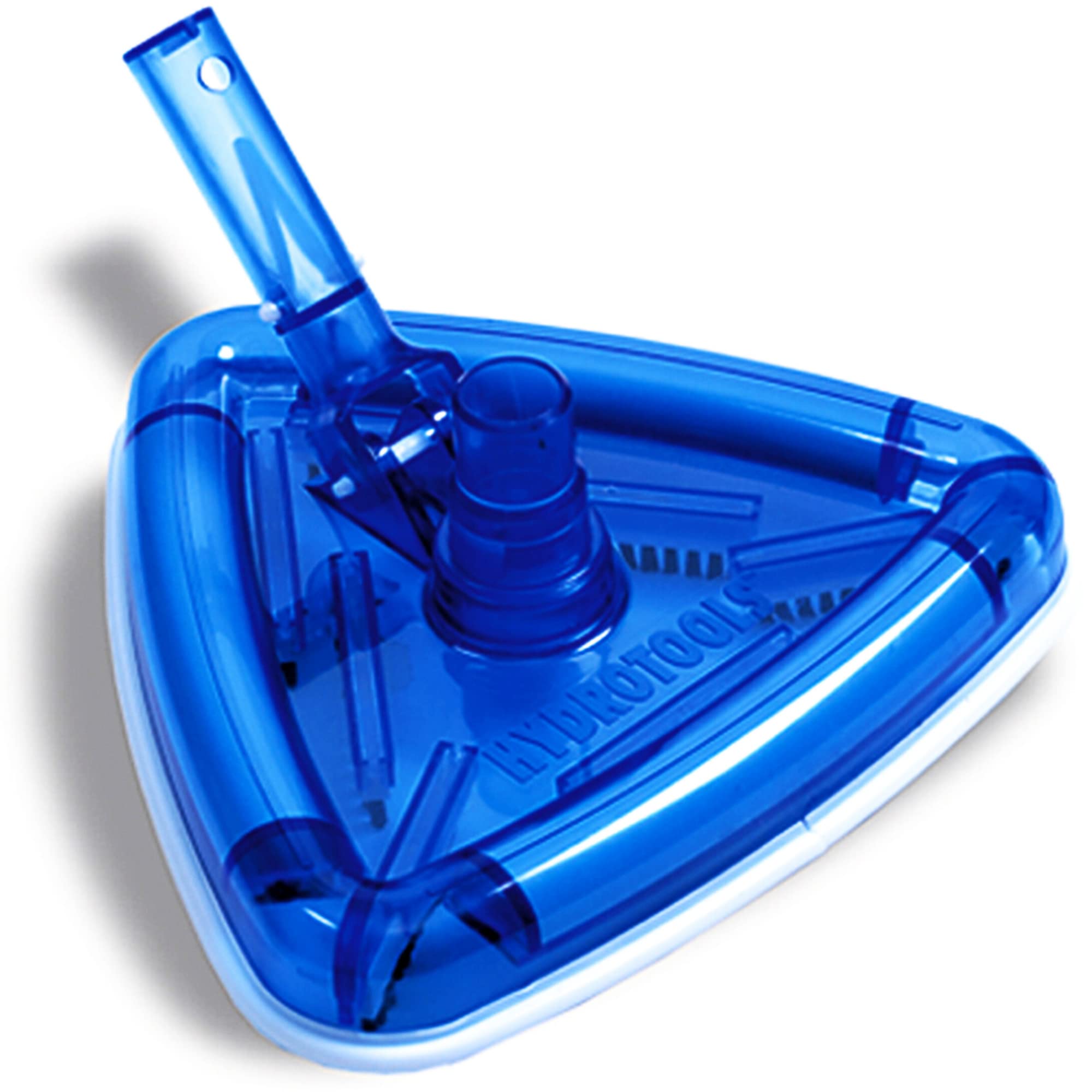 Swimline TriVac vista frontal mostrando la forma triangular y área de limpieza