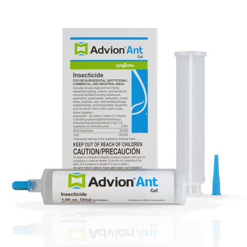 Syngenta Advion ant gel vista frontal muestra empaque y presentación