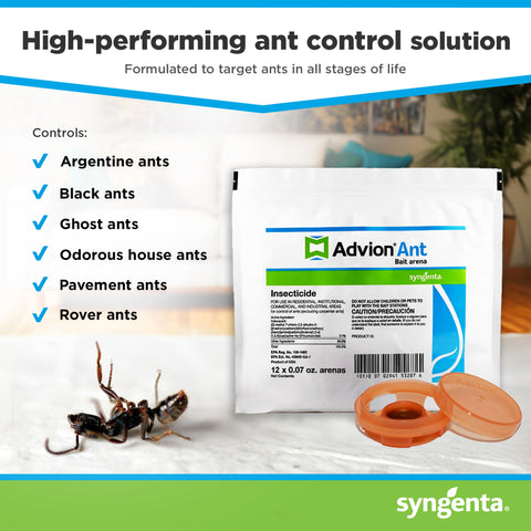 Syngenta Advion detalle de textura de arena que facilita ingestión por hormigas