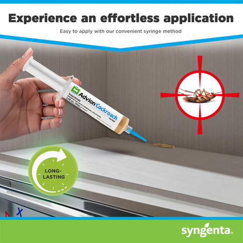 Syngenta Advion etiqueta con ingredientes y beneficios claros para el usuario