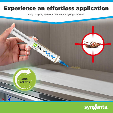 Syngenta Advion Evolution aplicado en perímetro exterior, barrera en entradas