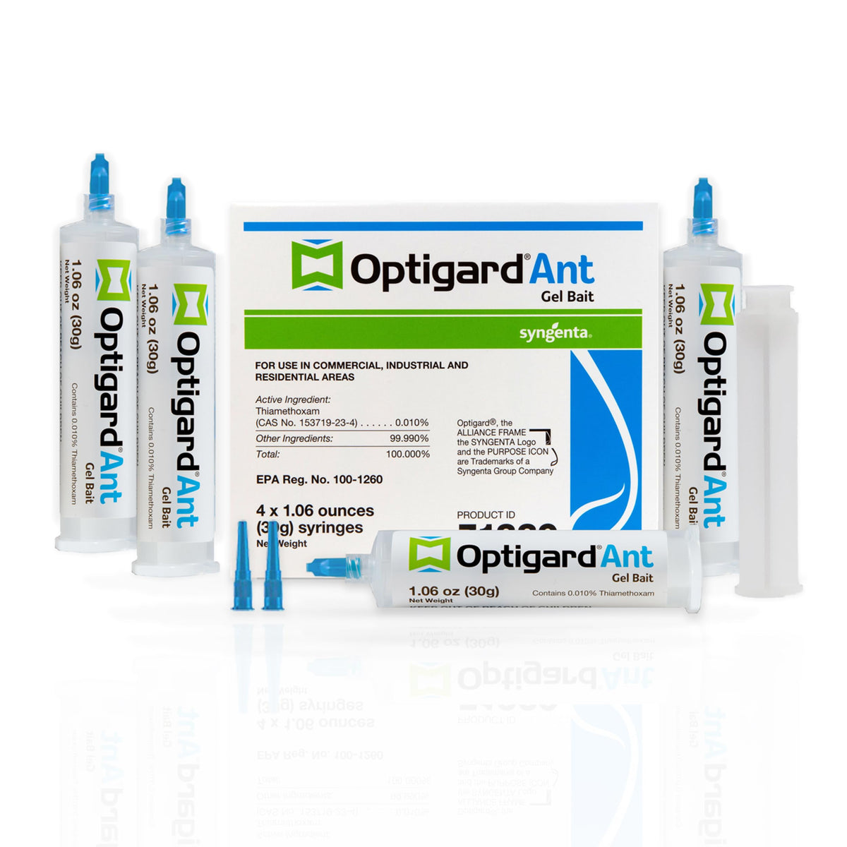 Syngenta paquete frontal del Optigard mostrando presentación lista para usar