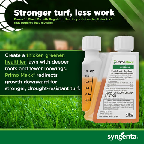 Syngenta Primo Maxx textura del líquido para mezcla y aplicación precisa