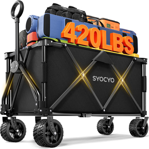 SYOCYO vista frontal del carrito mostrando robustez y capacidad