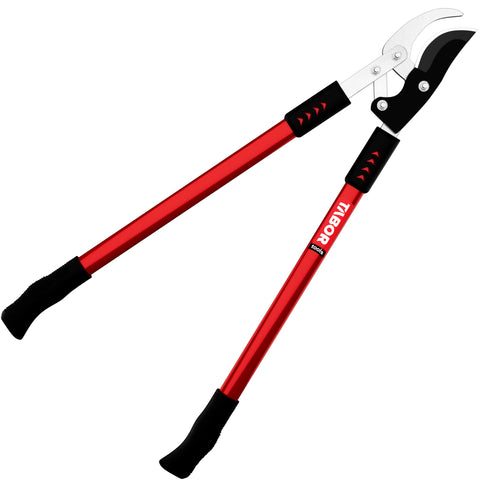 TABOR TOOLS vista frontal del lopper GG11A mostrando estructura y palanca para cortes potentes