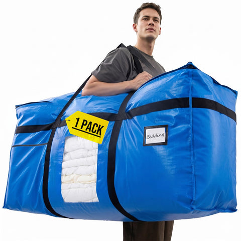 TAILI bolsa XXL frontal mostrando tamaño y color azul, ideal para almacenamiento