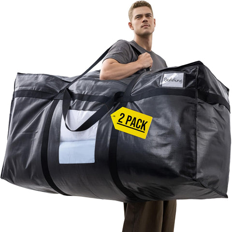 TAILI paquete de dos bolsas frontales mostrando capacidad y diseño durable