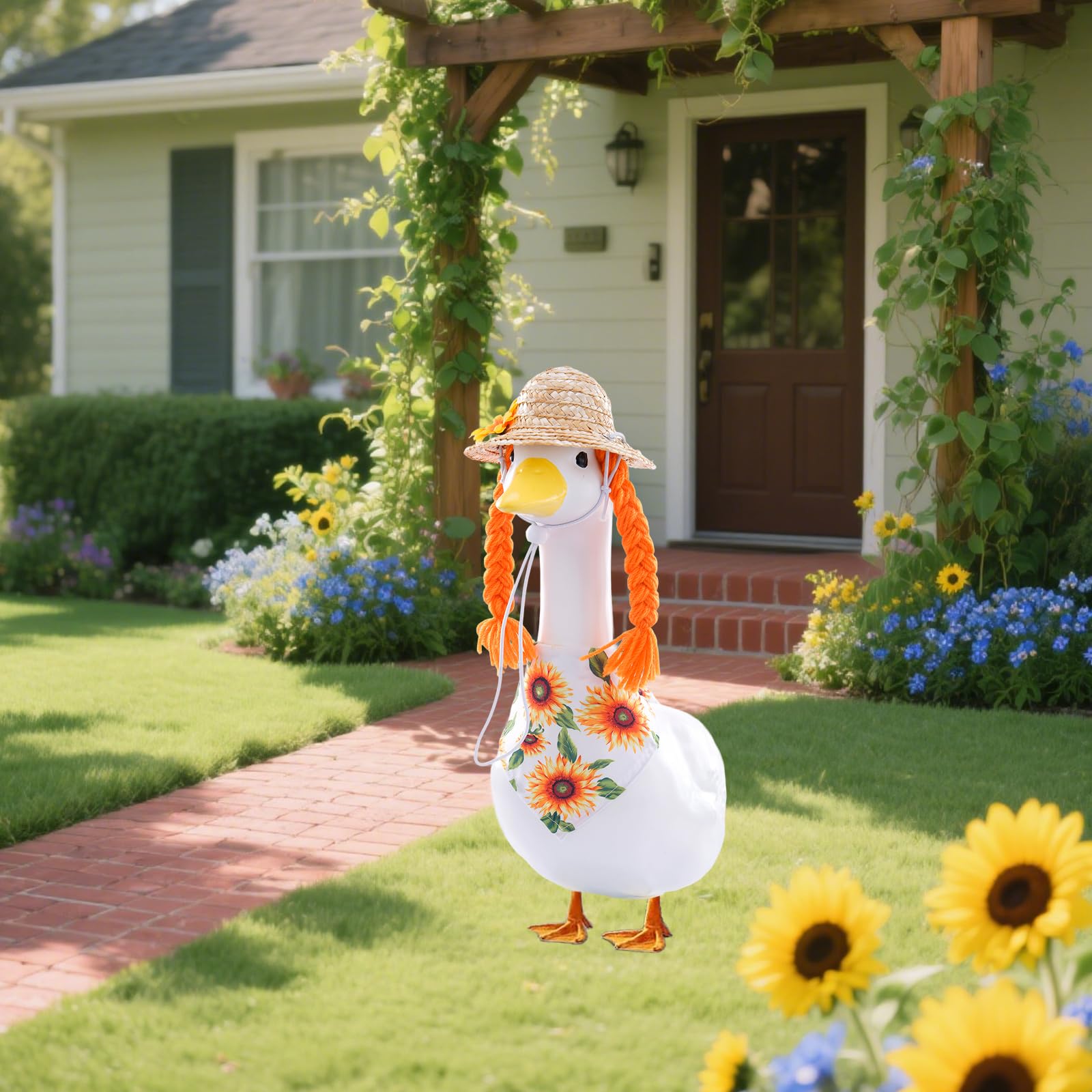 TAKEALOOKO pañoleta amarilla con flores añade encanto estacional