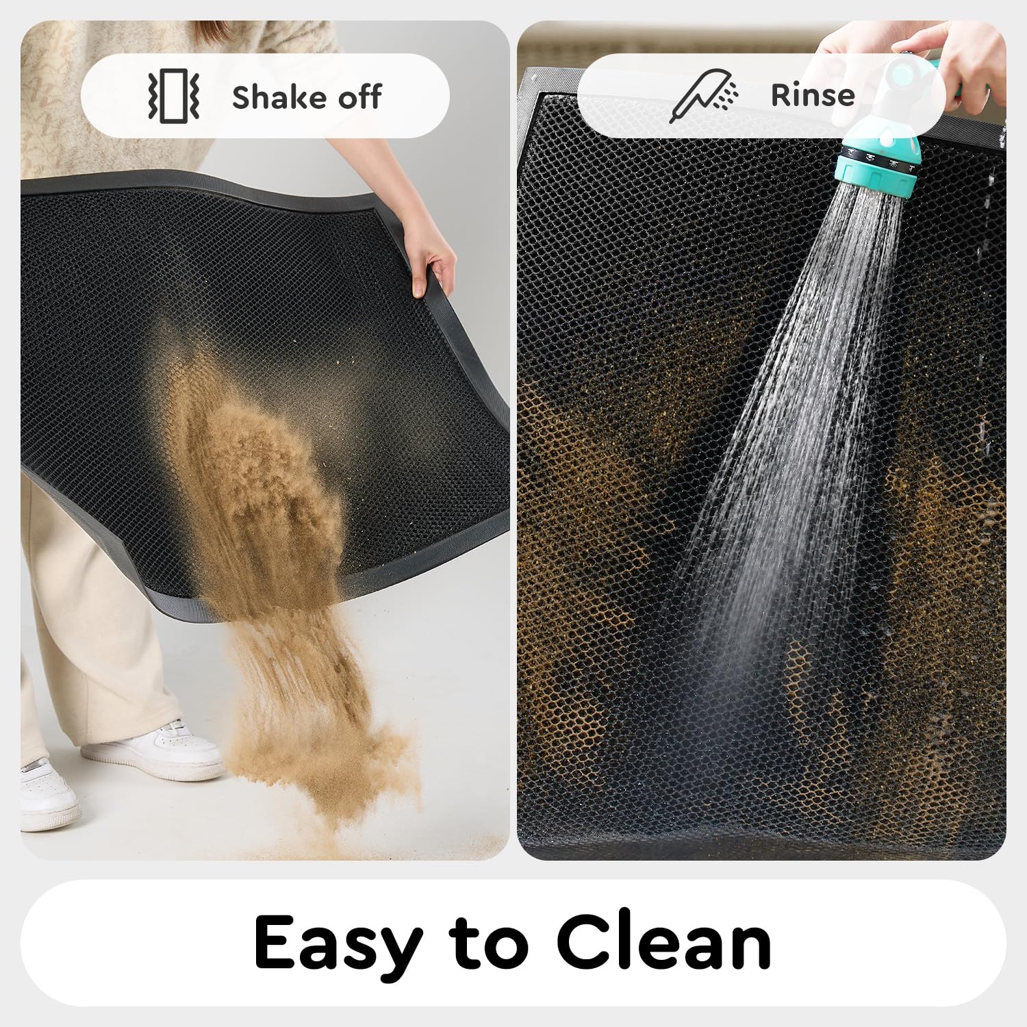 tchdio perfil bajo del felpudo, reduce riesgo de tropiezo