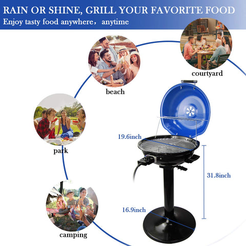 Techwood rejilla superior plegable para mantener alimentos calientes