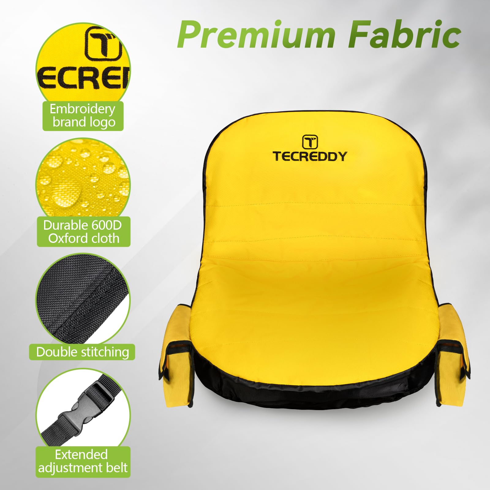 Tecreddy bolsillos traseros organizan guantes y accesorios eficientemente