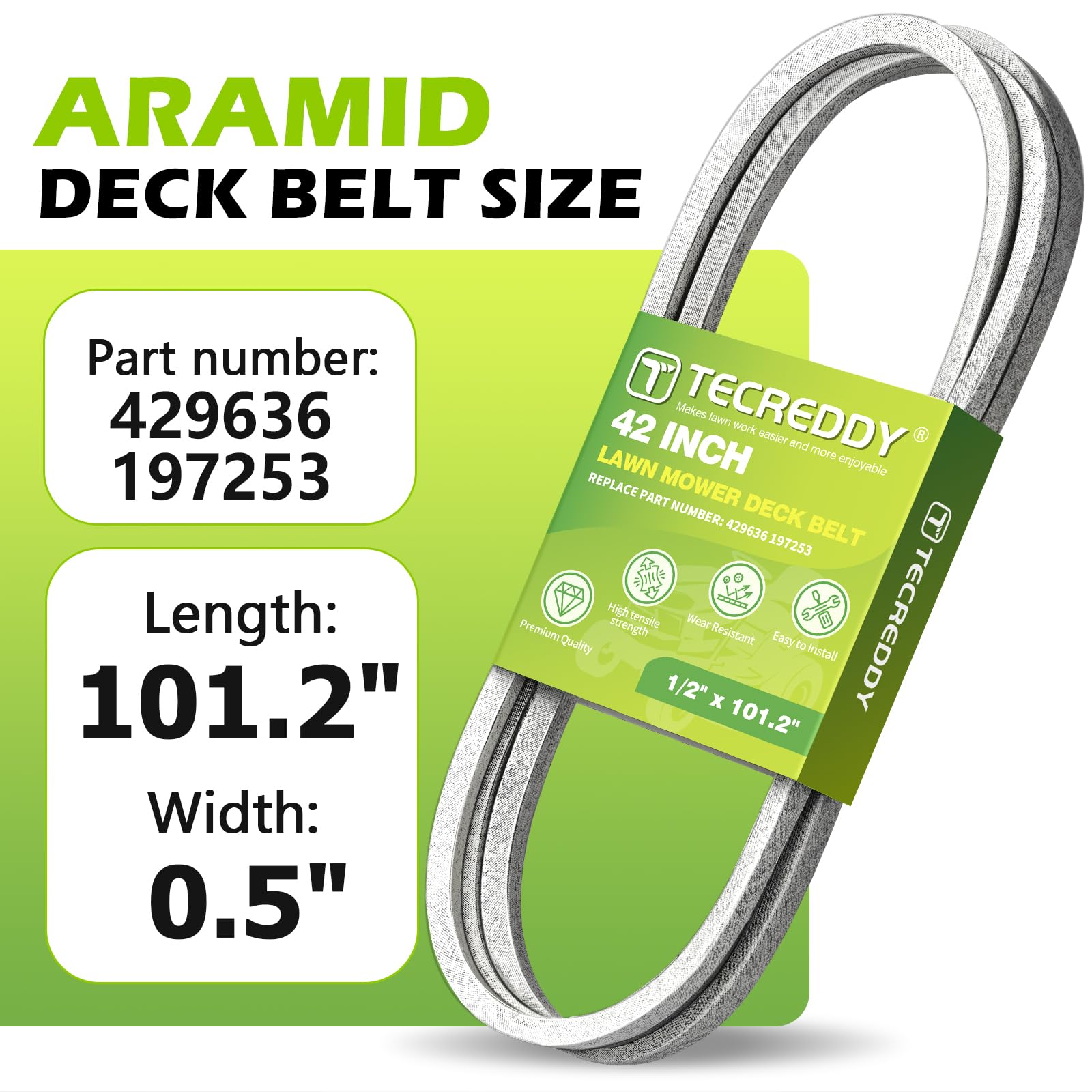 Tecreddy primer plano de textura con núcleo de aramida para mayor durabilidad