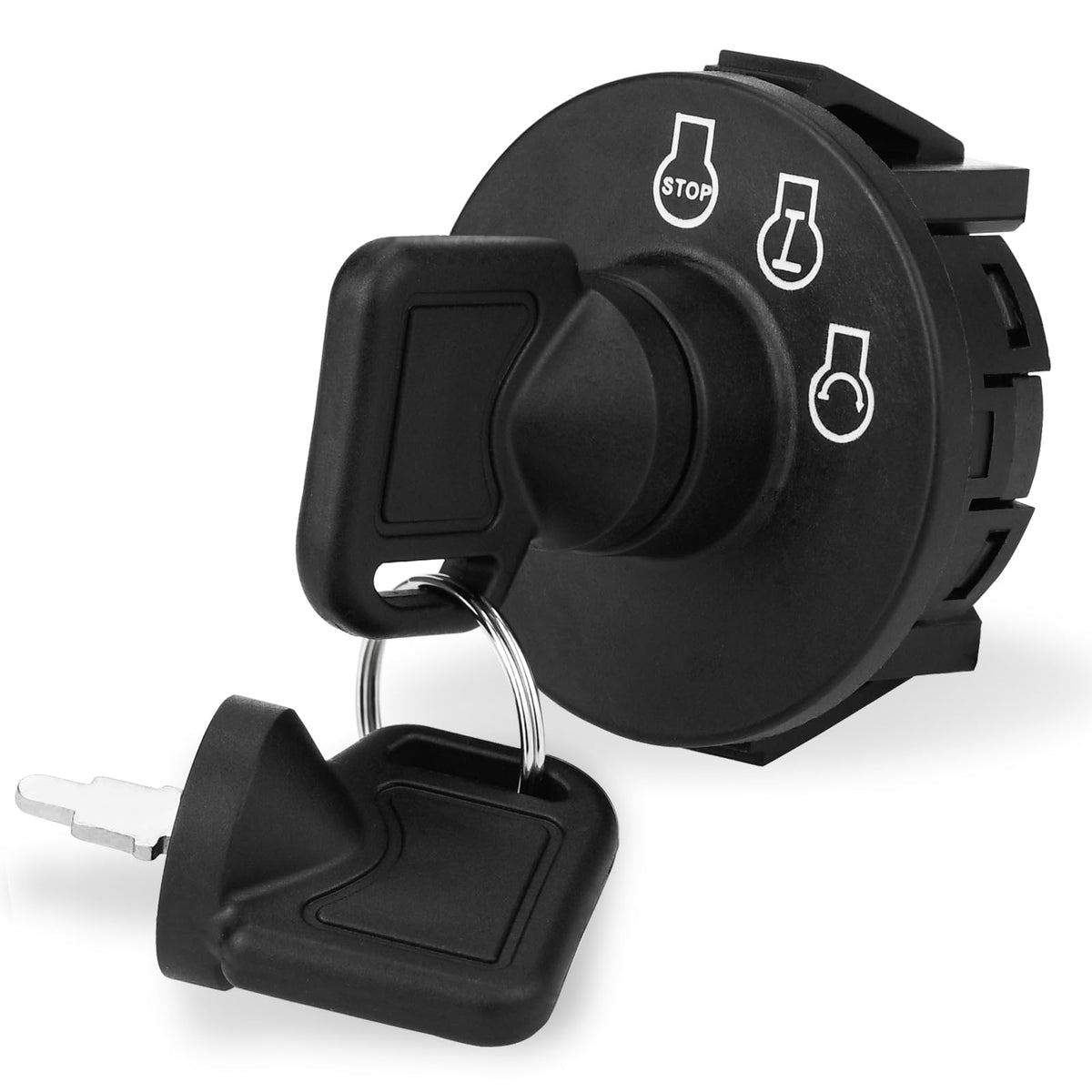 Tecreddy vista frontal del interruptor con llave para reemplazo rápido