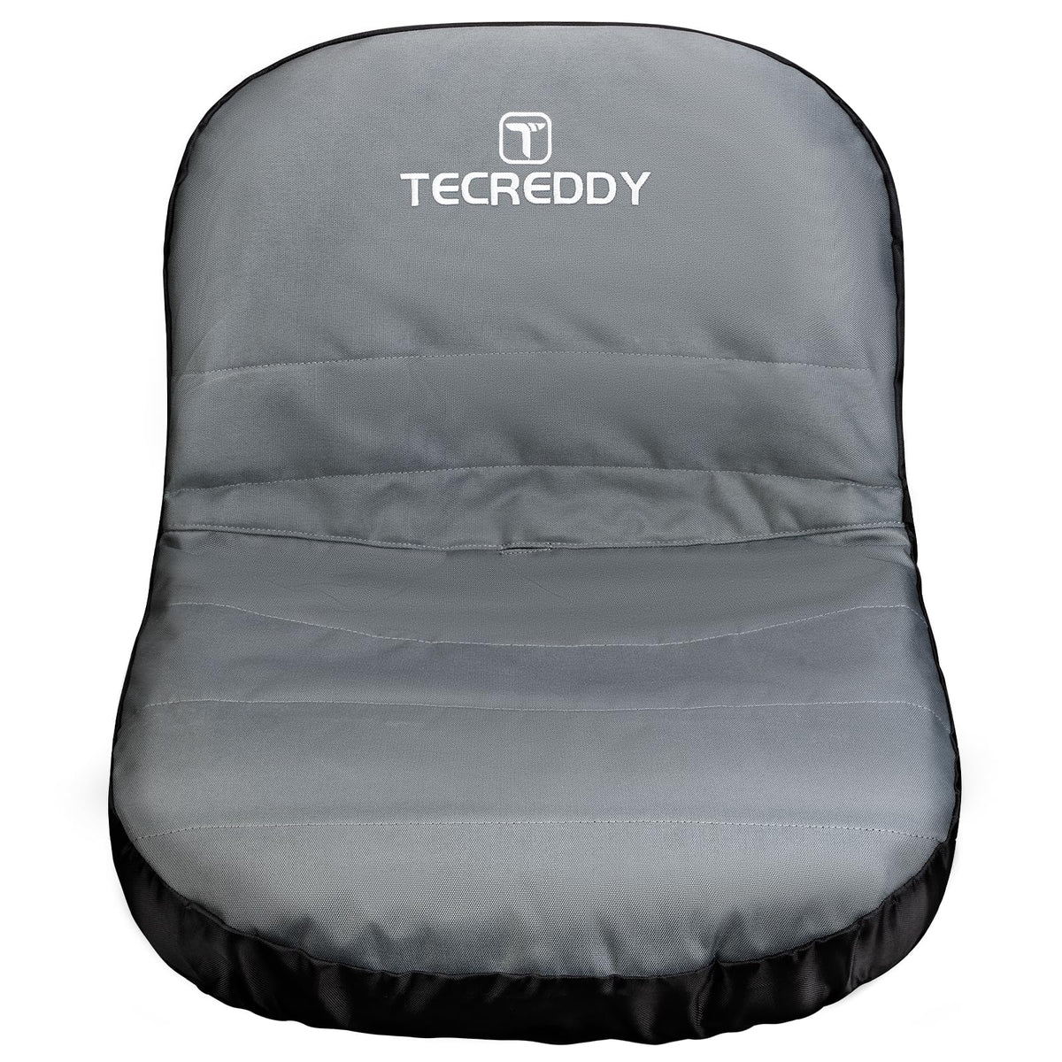 Tecreddy funda asiento frontal mostrando ajuste y protección contra lluvia
