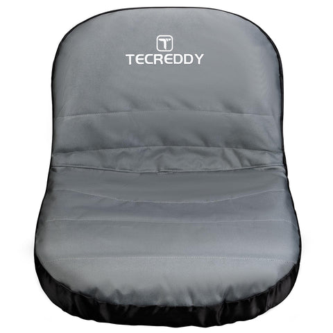 Tecreddy funda asiento frontal mostrando ajuste y protección contra lluvia