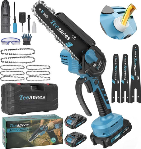 TEEANEES vista frontal del kit mostrando valores y accesorios listos