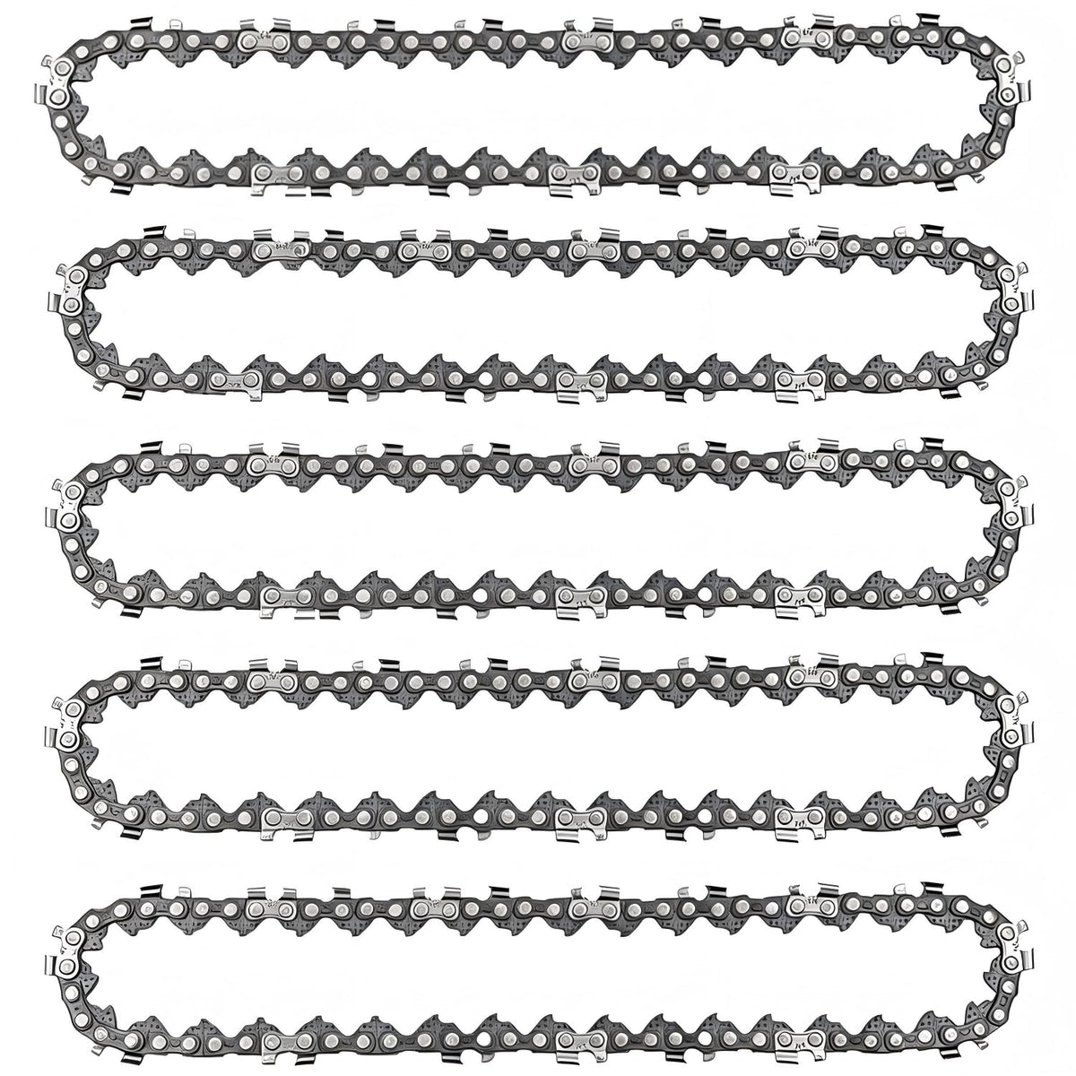 TEEANEES paquete frontal de 5 cadenas 8" mostrando rendimiento duradero