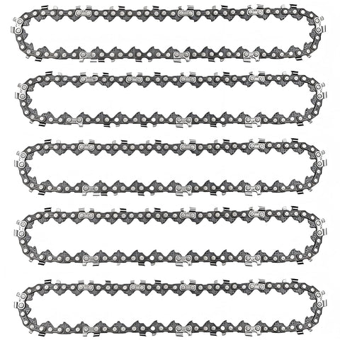 TEEANEES paquete frontal de 5 cadenas 8" mostrando rendimiento duradero