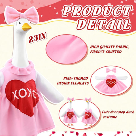 Teeanzo lazo decorativo rosado añade acabado elegante