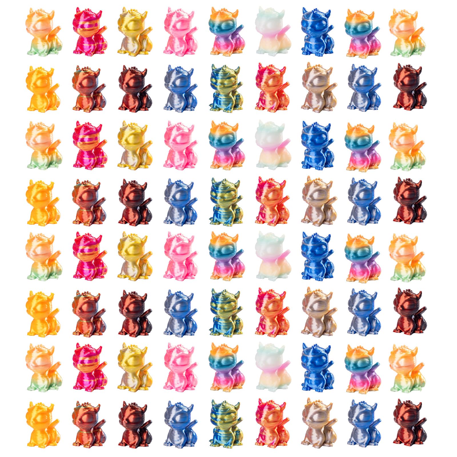 Teenzee caja frontal con 100 figuras y facilidad de almacenamiento