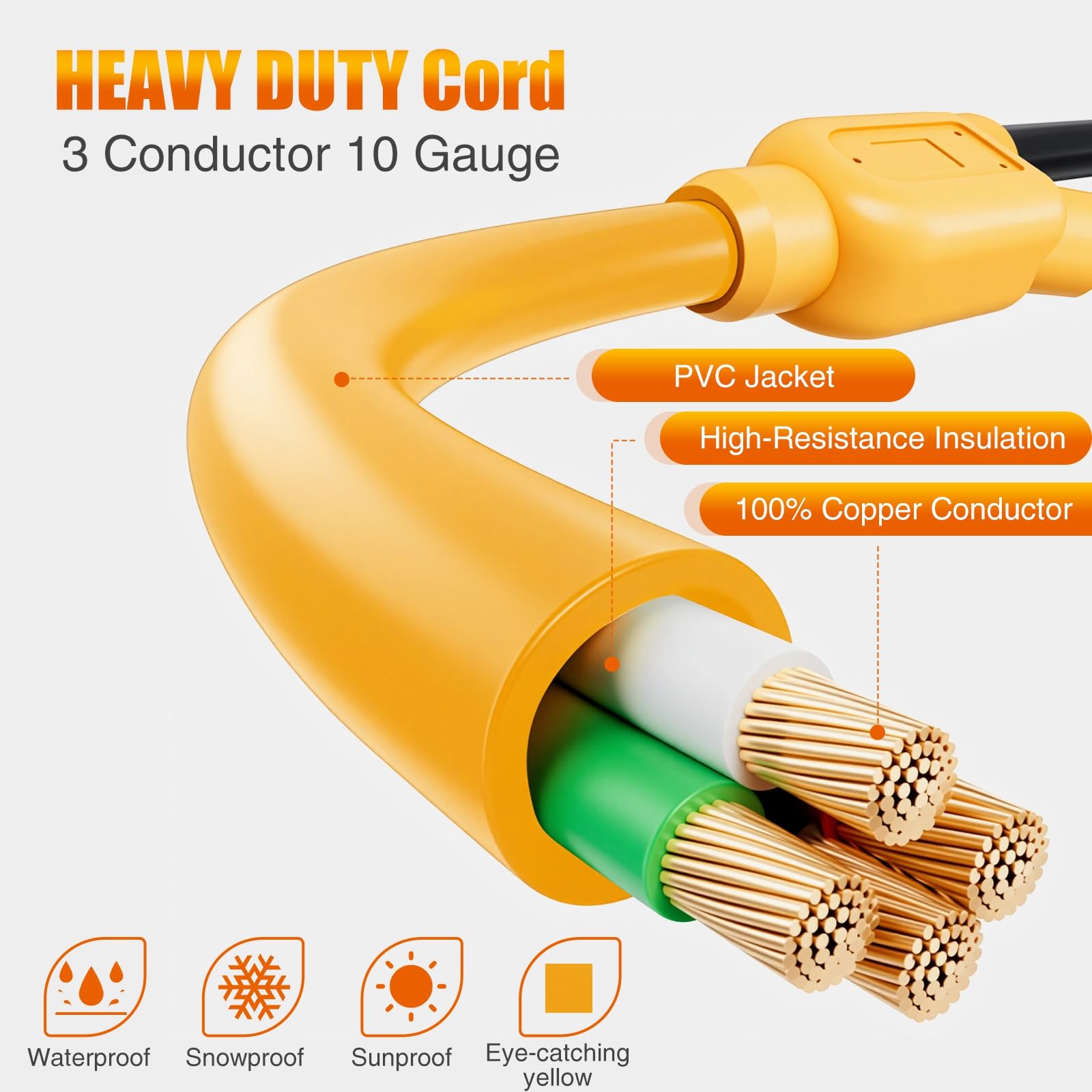 Tellegloww adaptador conectado a generador en camping, uso práctico y visible