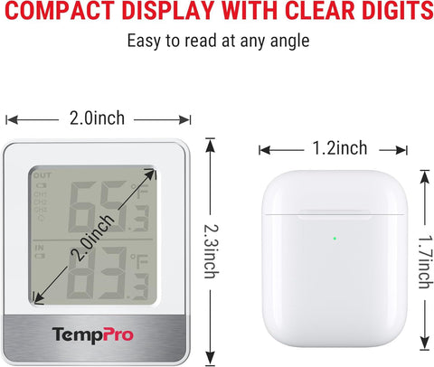 TempPro accesorios de montaje: imán, soporte y colgador para flexibilidad