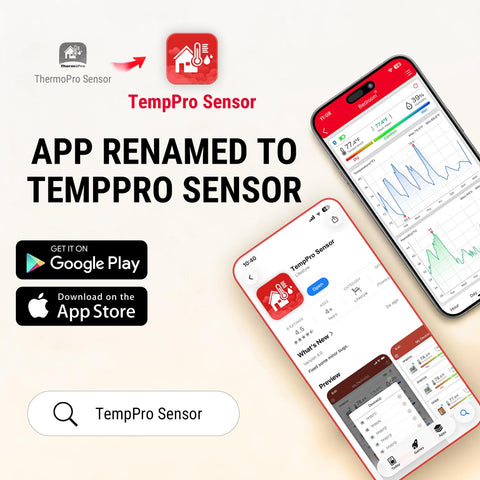 TempPro TempAir pantalla retroiluminada que facilita lecturas en baja luz