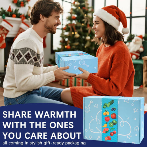TENDWARE LIFE caja de regalo azul con contenido, presentación lista para obsequio