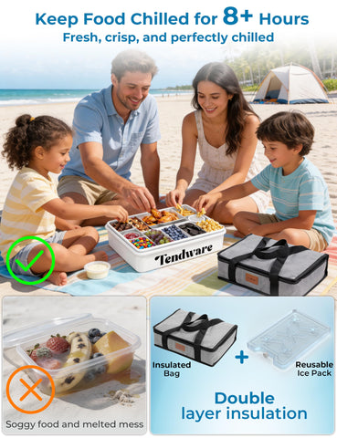 TENDWARE LIFE detalle de la tapa transparente que facilita identificar snacks rápidamente