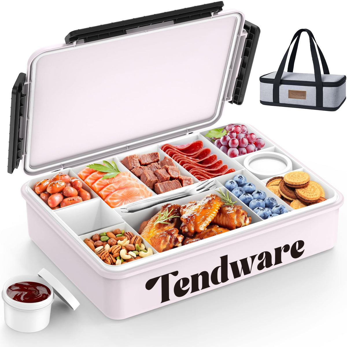 TENDWARE LIFE frente del paquete mostrando contenido listo para regalo y presentación