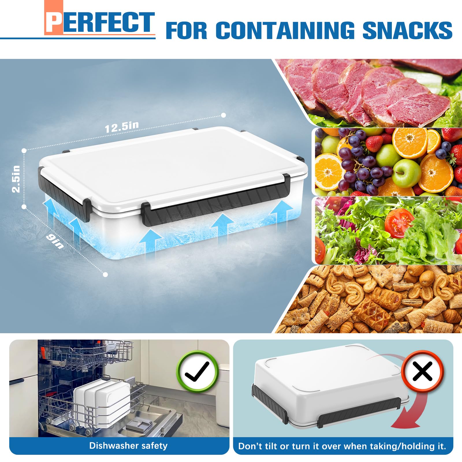 TENDWARE LIFE pack de hielo extraíble manteniendo frío y protegiendo alimentos