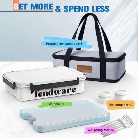 TENDWARE LIFE bandeja en la playa con snacks fríos disfrutables bajo el sol