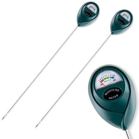 Tennedriv Green frontal del medidor mostrando su cuerpo y sonda, beneficio medición clara