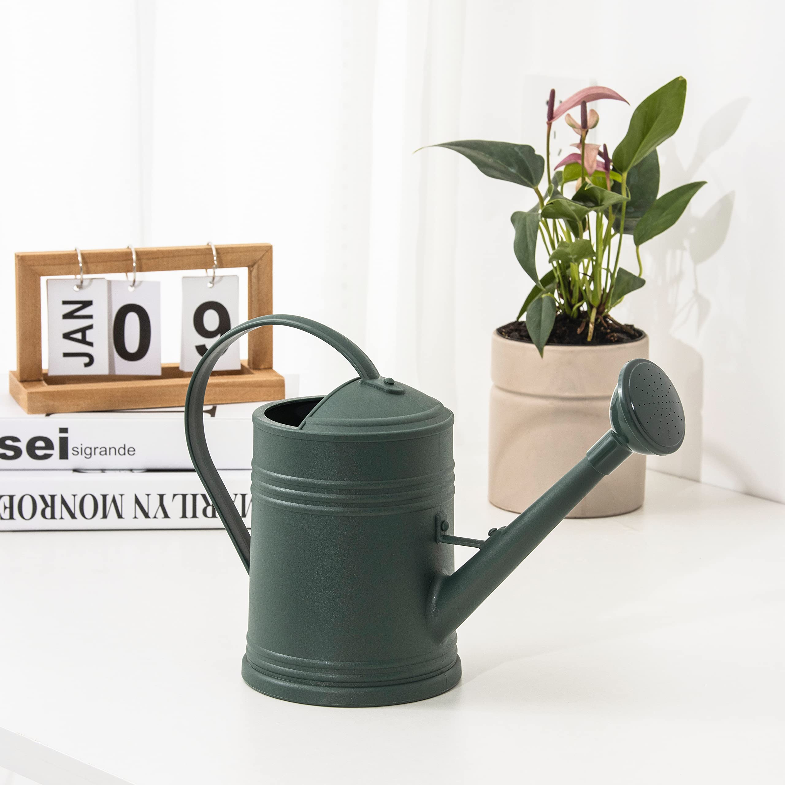Tennedriv Green en uso regando plantas de salón, riego delicado y controlado