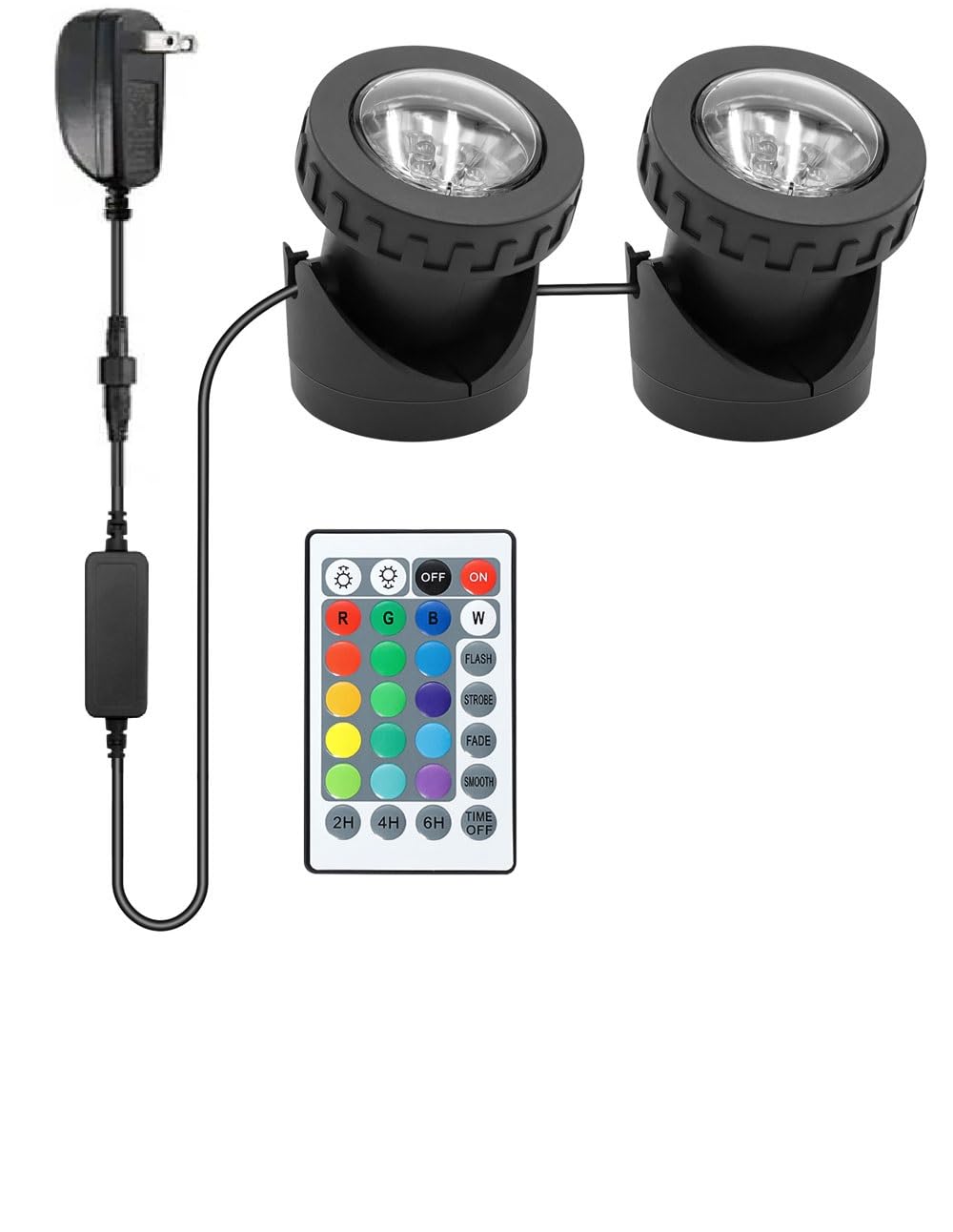 TENSUL foco frontal para estanque mostrando diseño compacto y luz intensa