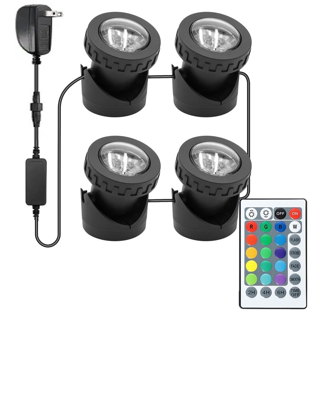 TENSUL paquete frontal de 4 focos, iluminación atractiva