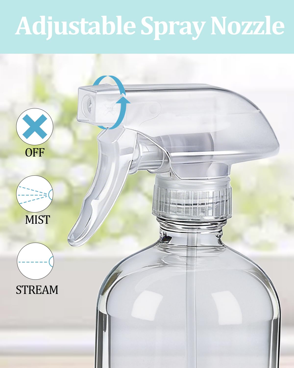 TERESRY vidrio borosilicato resistente sin olores ni manchas