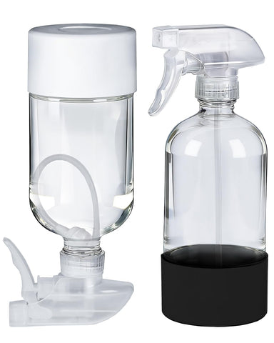 TERESRY pack frontal con botellas negra y blanca, diseño durable y elegante