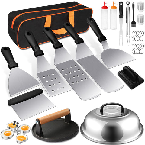 Terlulu vista frontal del kit completo para plancha, organización y portabilidad