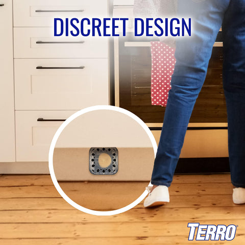 TERRO primer plano del cebo interno que muestra textura atractiva para cucarachas