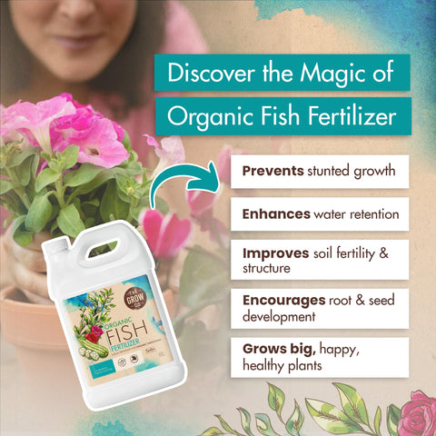 The Grow Co etiqueta detallada con instrucciones y NPK visible