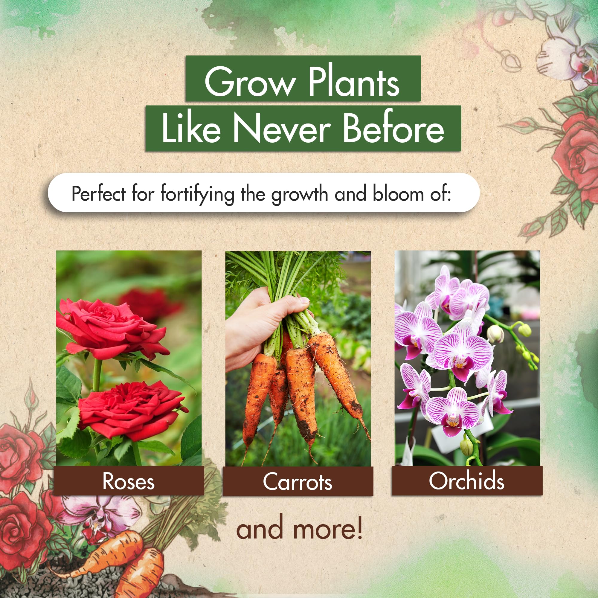 The Grow Co etiqueta con 0-46-0 indicando alto fósforo y uso claro