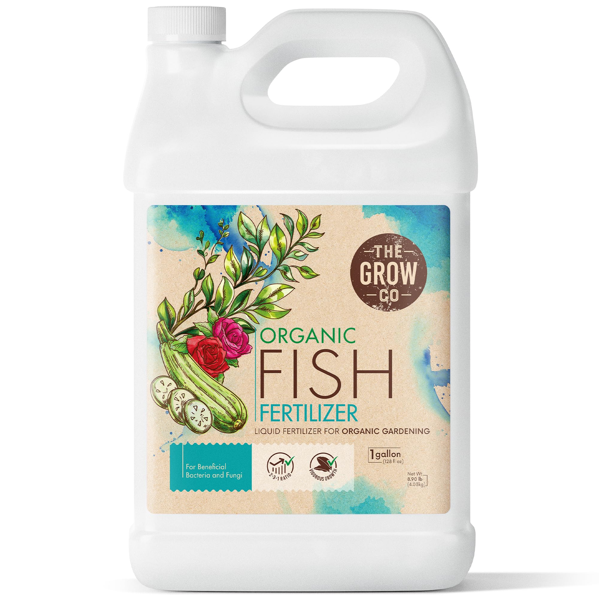 The Grow Co envase frontal mostrando etiqueta clara y beneficios