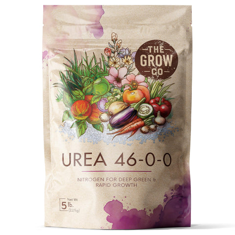 The Grow Co bote frontal mostrando la etiqueta y beneficio de crecimiento rápido