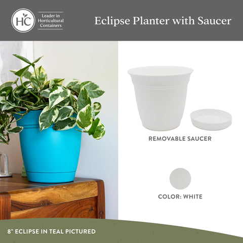 The HC Companies maceta Eclipse detalle de textura resistente y acabado