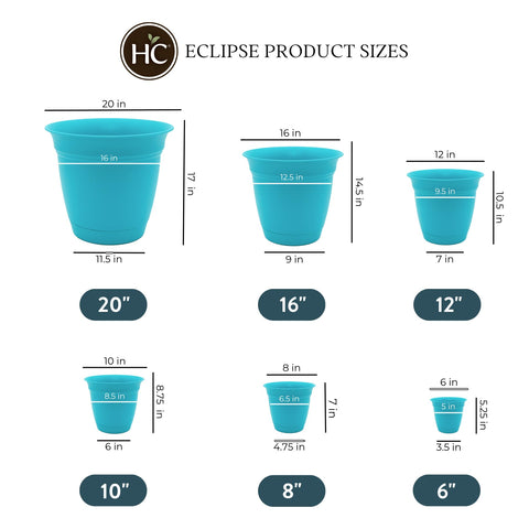 The HC Companies drenaje y plato incorporado protegiendo superficies al regar