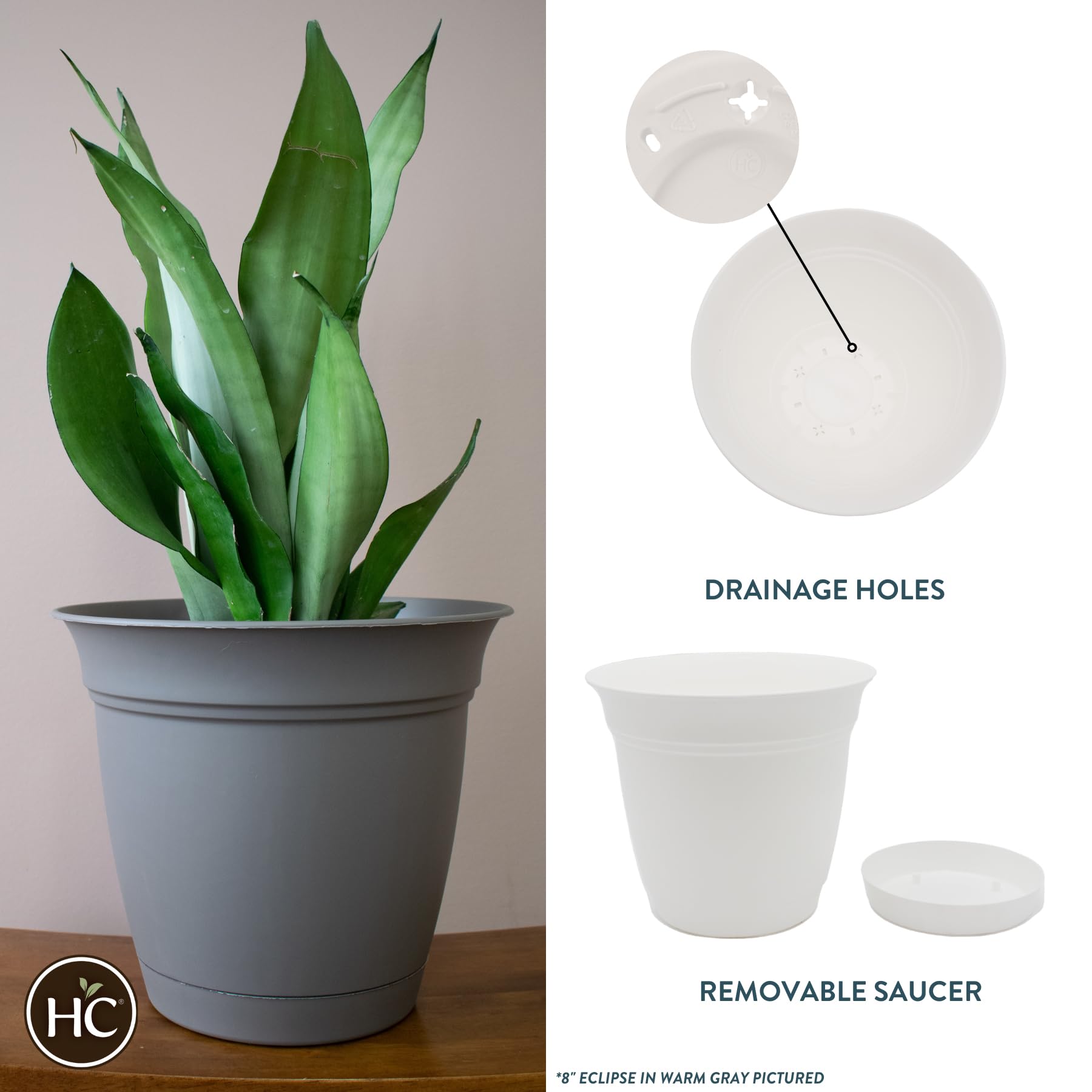 The HC Companies detalle del platillo y drenaje que protege superficies interiores