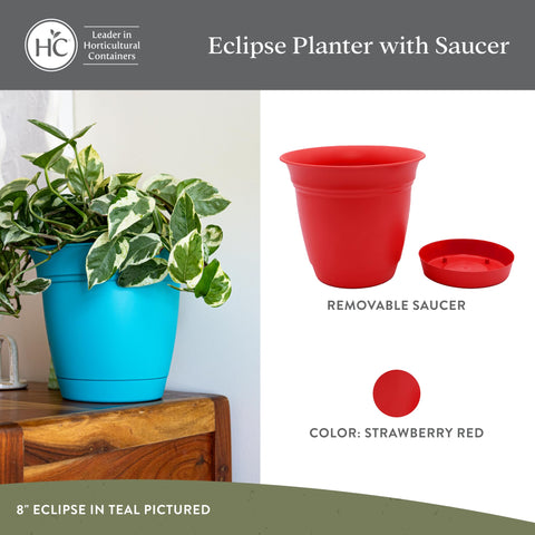 The HC Companies maceta Eclipse textura mate resistente a huellas